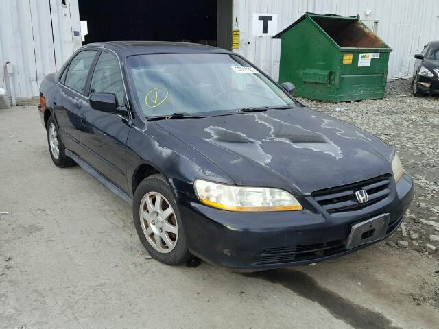 1HGCG66882A039734 - 2002 HONDA ACCORD EX BLACK photo 1