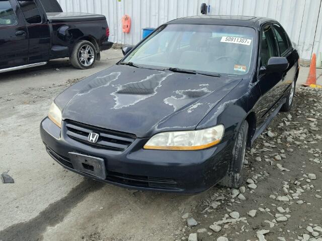 1HGCG66882A039734 - 2002 HONDA ACCORD EX BLACK photo 2