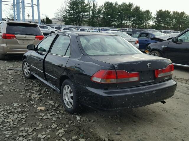 1HGCG66882A039734 - 2002 HONDA ACCORD EX BLACK photo 3