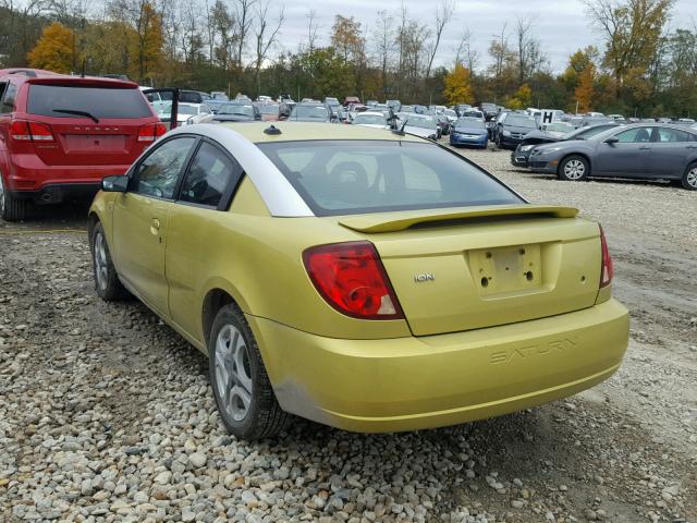 1G8AW14F74Z161576 - 2004 SATURN ION LEVEL GREEN photo 3