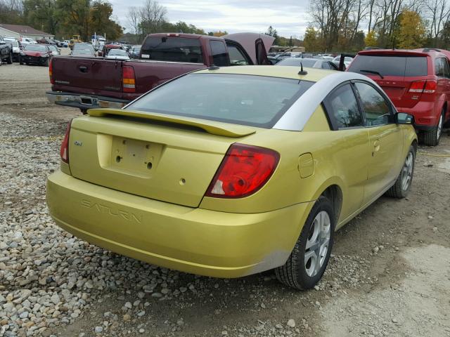 1G8AW14F74Z161576 - 2004 SATURN ION LEVEL GREEN photo 4