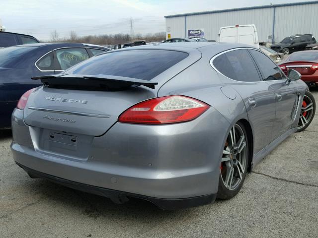 WP0AC2A73BL090569 - 2011 PORSCHE PANAMERA T SILVER photo 4