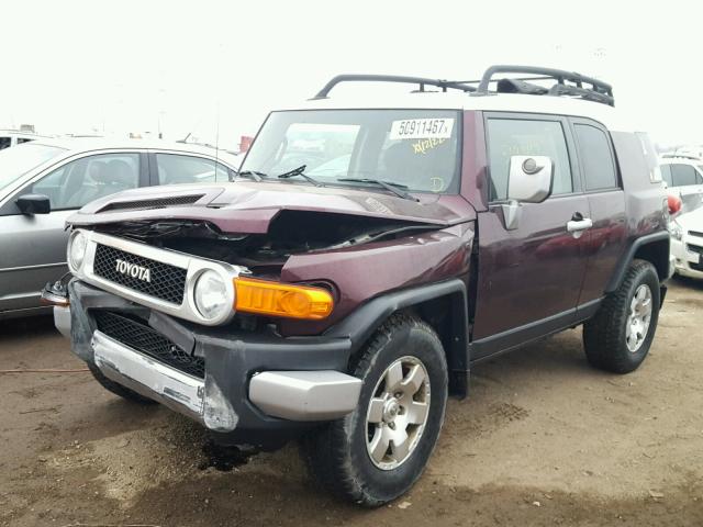 JTEZU11F870018403 - 2007 TOYOTA FJ CRUISER PURPLE photo 2