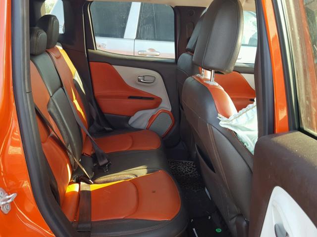 ZACCJABT9FPB27758 - 2015 JEEP RENEGADE L ORANGE photo 6