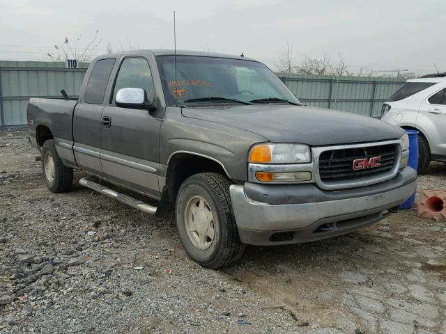 2GTEK19T521104896 - 2002 GMC NEW SIERRA SILVER photo 1