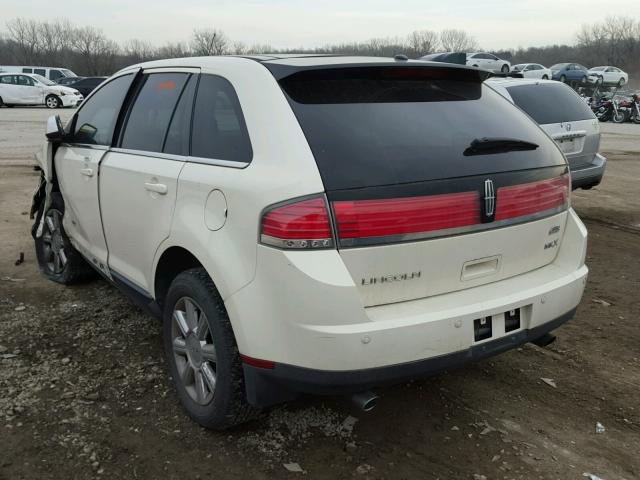 2LMDU68C87BJ15977 - 2007 LINCOLN MKX CREAM photo 3