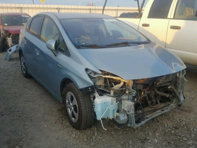 JTDKN3DUXD5657552 - 2013 TOYOTA PRIUS GREEN photo 1