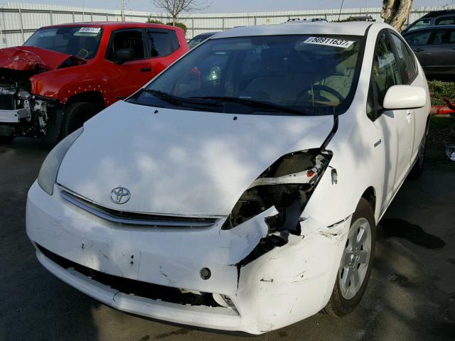 JTDKB20U763157002 - 2006 TOYOTA PRIUS WHITE photo 2