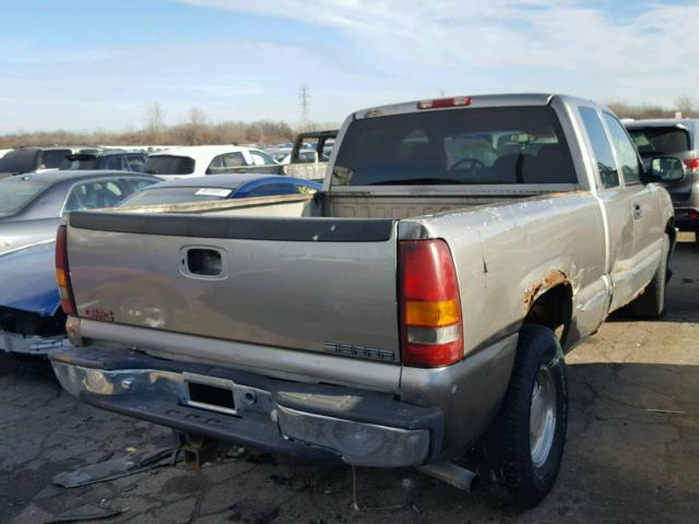 2GTEK19T2Y1270561 - 2000 GMC NEW SIERRA GRAY photo 4