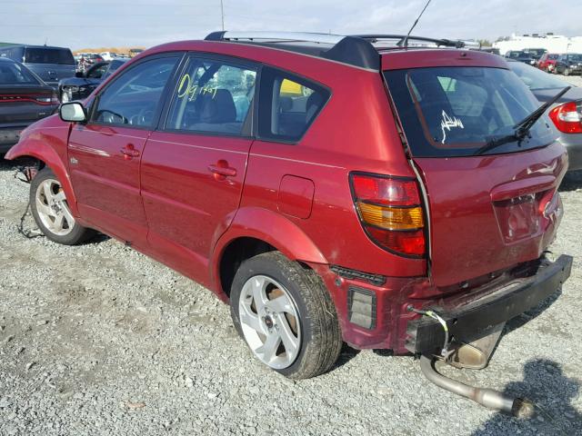 5Y2SL62824Z409382 - 2004 PONTIAC VIBE RED photo 3