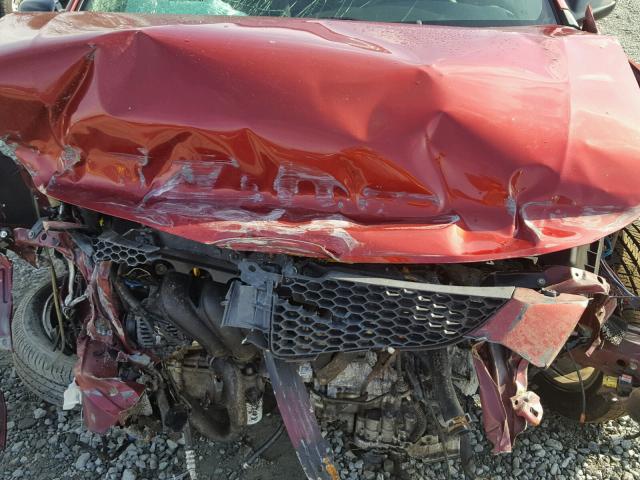 5Y2SL62824Z409382 - 2004 PONTIAC VIBE RED photo 7