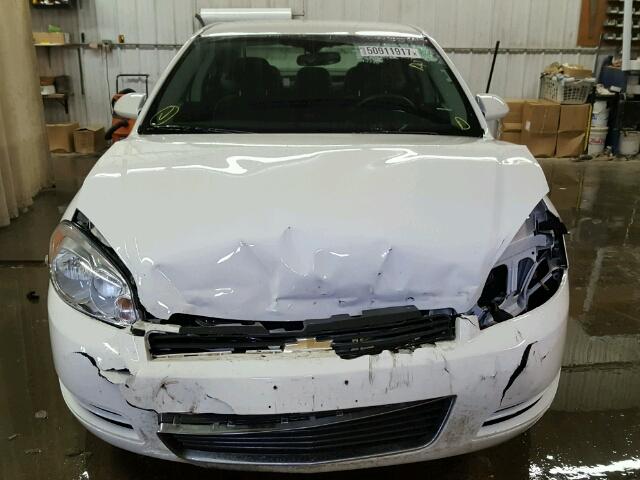 2G1WB55K689104711 - 2008 CHEVROLET IMPALA LS WHITE photo 9