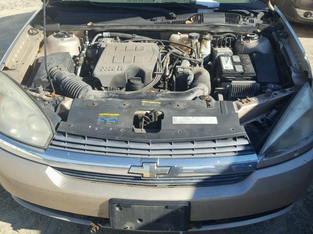 1G1ZT62885F300547 - 2005 CHEVROLET MALIBU MAX GOLD photo 7