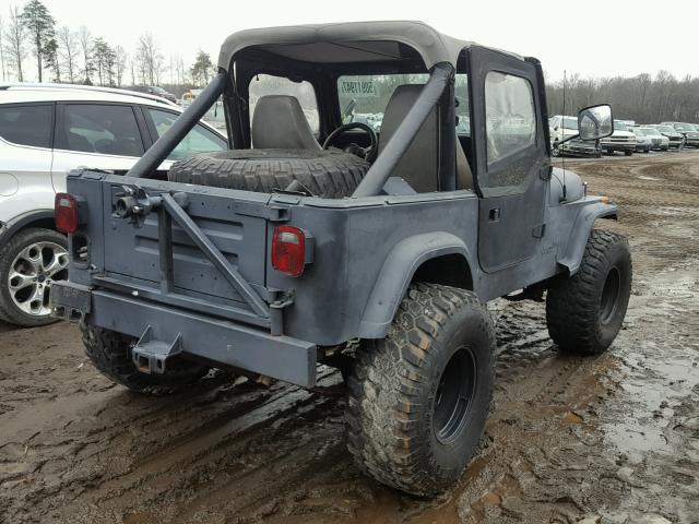 2BCCZ811XHB523594 - 1987 JEEP WRANGLER GRAY photo 4