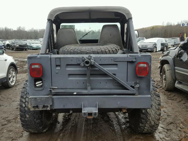 2BCCZ811XHB523594 - 1987 JEEP WRANGLER GRAY photo 6