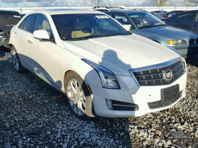 1G6AJ5S3XD0179419 - 2013 CADILLAC ATS PERFOR WHITE photo 1