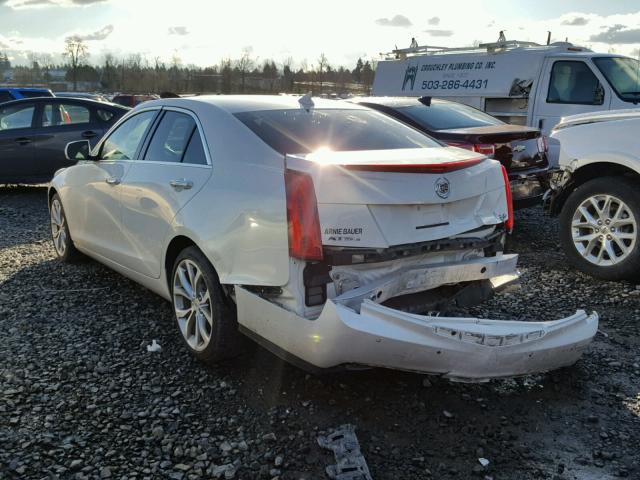 1G6AJ5S3XD0179419 - 2013 CADILLAC ATS PERFOR WHITE photo 3