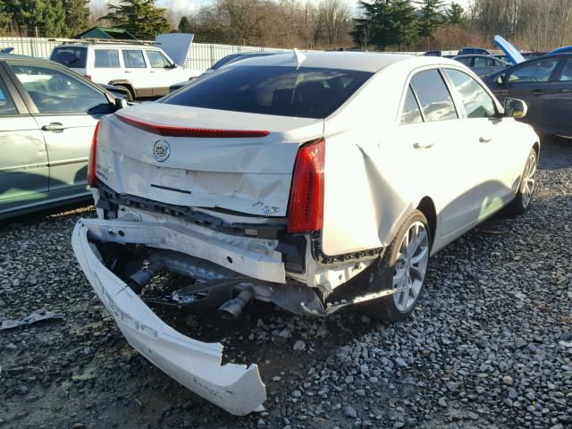 1G6AJ5S3XD0179419 - 2013 CADILLAC ATS PERFOR WHITE photo 4