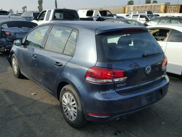 WVWDB7AJ9CW221819 - 2012 VOLKSWAGEN GOLF 蓝色 照片 3