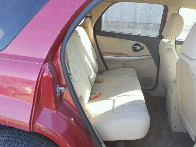 2CNDL13F256112601 - 2005 CHEVROLET EQUINOX LS RED photo 6