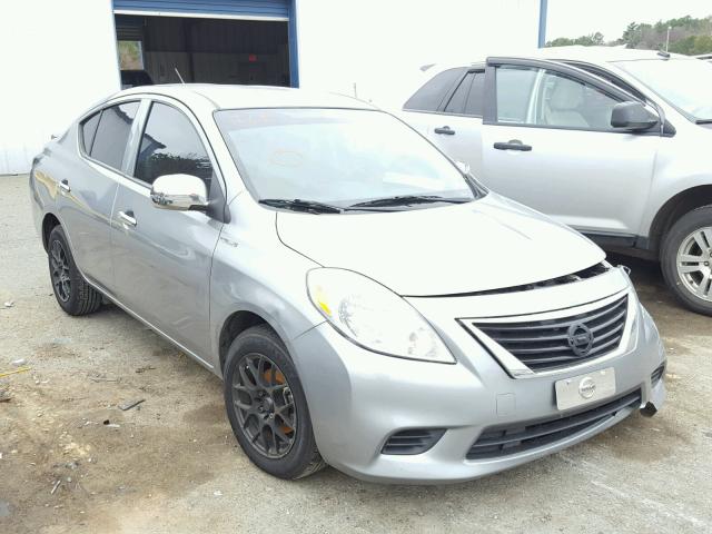 3N1CN7AP6EL821913 - 2014 NISSAN VERSA S SILVER photo 1