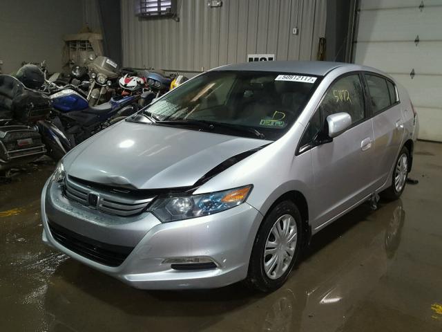 JHMZE2H54AS014055 - 2010 HONDA INSIGHT LX SILVER photo 2