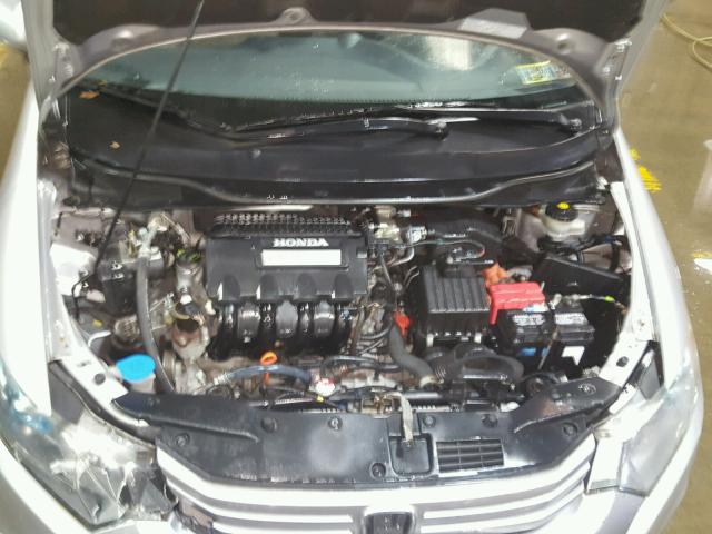 JHMZE2H54AS014055 - 2010 HONDA INSIGHT LX SILVER photo 7