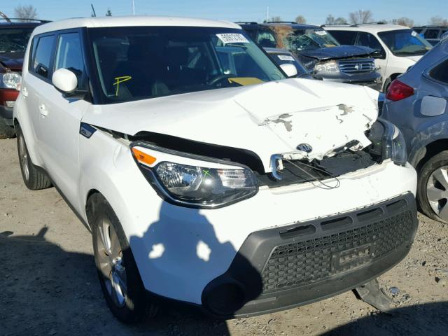 KNDJP3A59F7208292 - 2015 KIA SOUL + WHITE photo 1