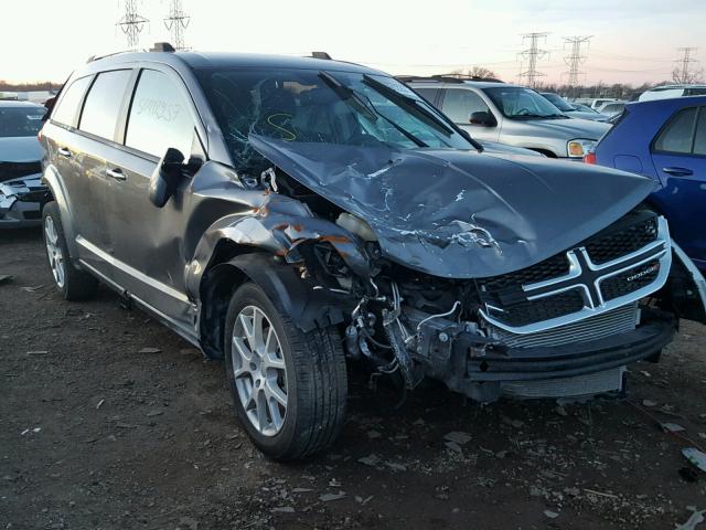 3C4PDCDG1DT569640 - 2013 DODGE JOURNEY CR GRAY photo 1