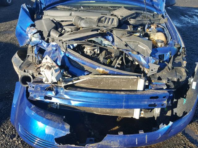 1G1AK55F267619247 - 2006 CHEVROLET COBALT LS BLUE photo 7