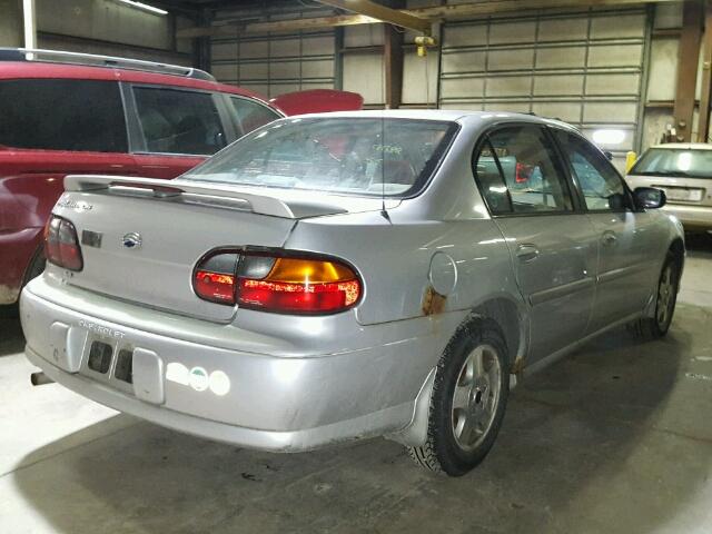 1G1NE52J82M687663 - 2002 CHEVROLET MALIBU LS 银色 照片 4