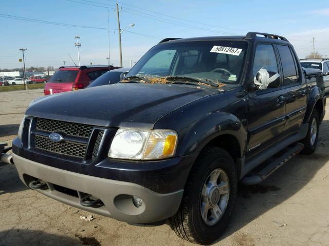 1FMZU67E91UA81375 - 2001 FORD EXPLORER S BLUE photo 2