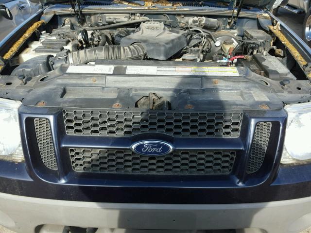 1FMZU67E91UA81375 - 2001 FORD EXPLORER S BLUE photo 7