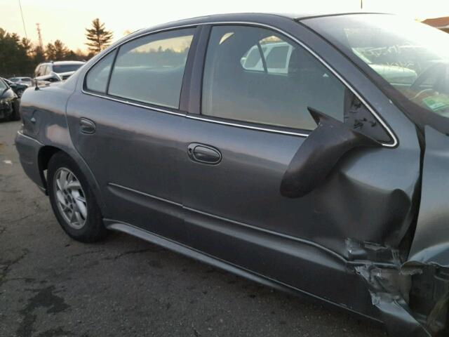 1G2NE52E45M124001 - 2005 PONTIAC GRAND AM S GRAY photo 10