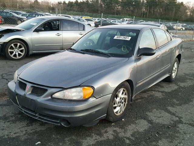 1G2NE52E45M124001 - 2005 PONTIAC GRAND AM S GRAY photo 2