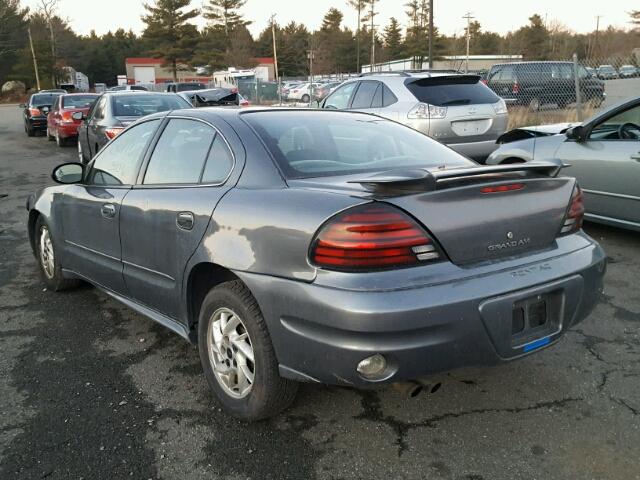 1G2NE52E45M124001 - 2005 PONTIAC GRAND AM S GRAY photo 3
