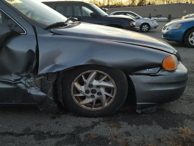 1G2NE52E45M124001 - 2005 PONTIAC GRAND AM S GRAY photo 9