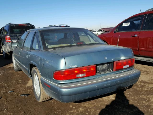 2G4WB5219S1477778 - 1995 BUICK REGAL CUST TEAL photo 3