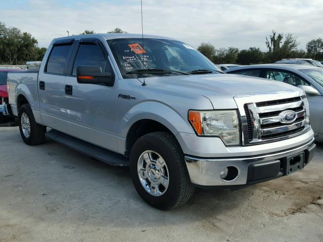 1FTEW1C82AFC63570 - 2010 FORD F150 SUPER SILVER photo 1