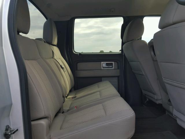 1FTEW1C82AFC63570 - 2010 FORD F150 SUPER SILVER photo 6