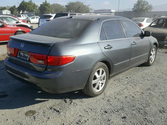 1HGCM66535A032189 - 2005 HONDA ACCORD EX GRAY photo 4