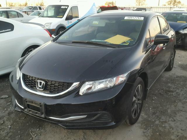 2HGFB2F83FH514220 - 2015 HONDA CIVIC EX შავი ფოტო 2