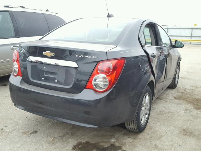 1G1JD5SH3F4171750 - 2015 CHEVROLET SONIC LT GRAY photo 4