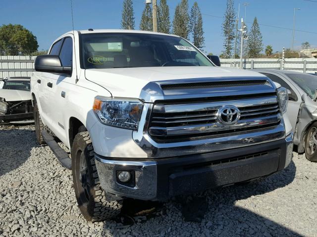 5TFEW5F11GX199255 - 2016 TOYOTA TUNDRA CRE WHITE photo 1