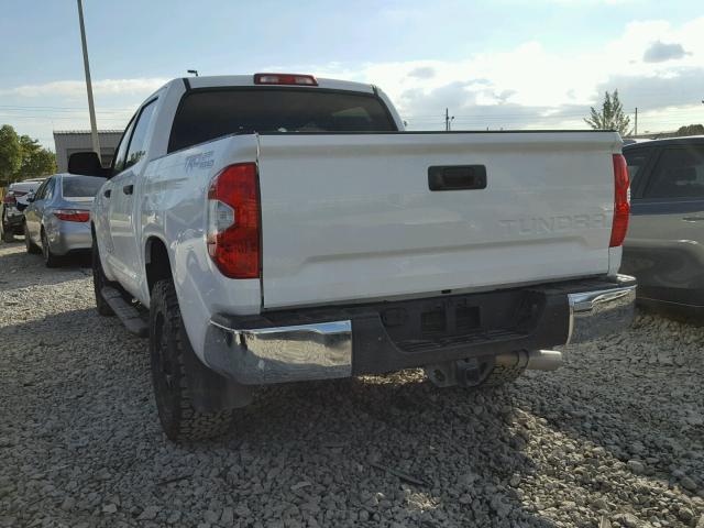 5TFEW5F11GX199255 - 2016 TOYOTA TUNDRA CRE WHITE photo 3