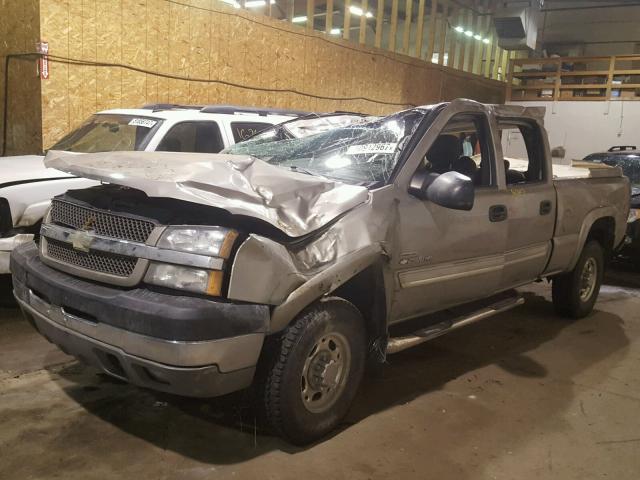 1GCHK23113F145465 - 2003 CHEVROLET SILVERADO SILVER photo 2