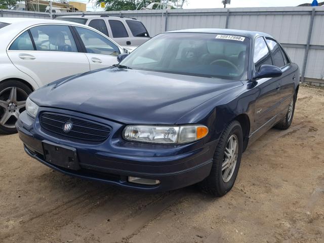 2G4WB55K211262552 - 2001 BUICK REGAL LS BLUE photo 2