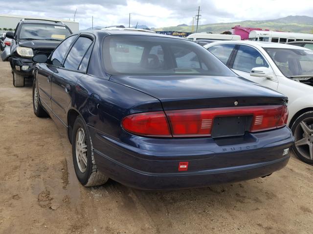 2G4WB55K211262552 - 2001 BUICK REGAL LS BLUE photo 3