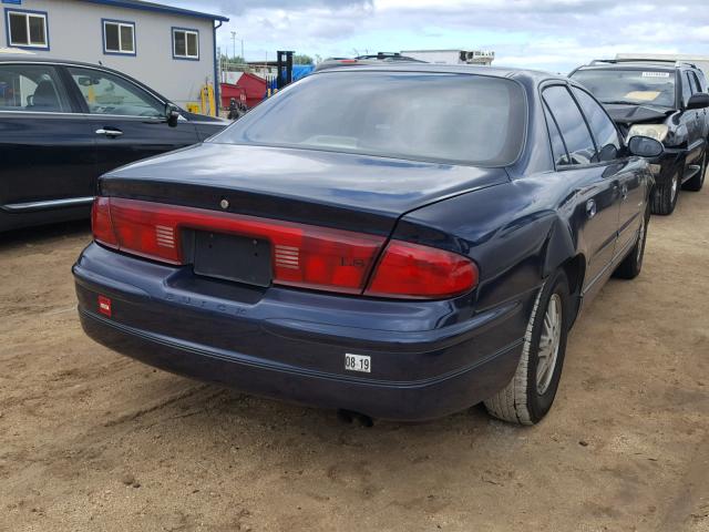 2G4WB55K211262552 - 2001 BUICK REGAL LS BLUE photo 4