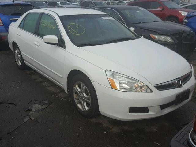 1HGCM56346A109680 - 2006 HONDA ACCORD SE WHITE photo 1